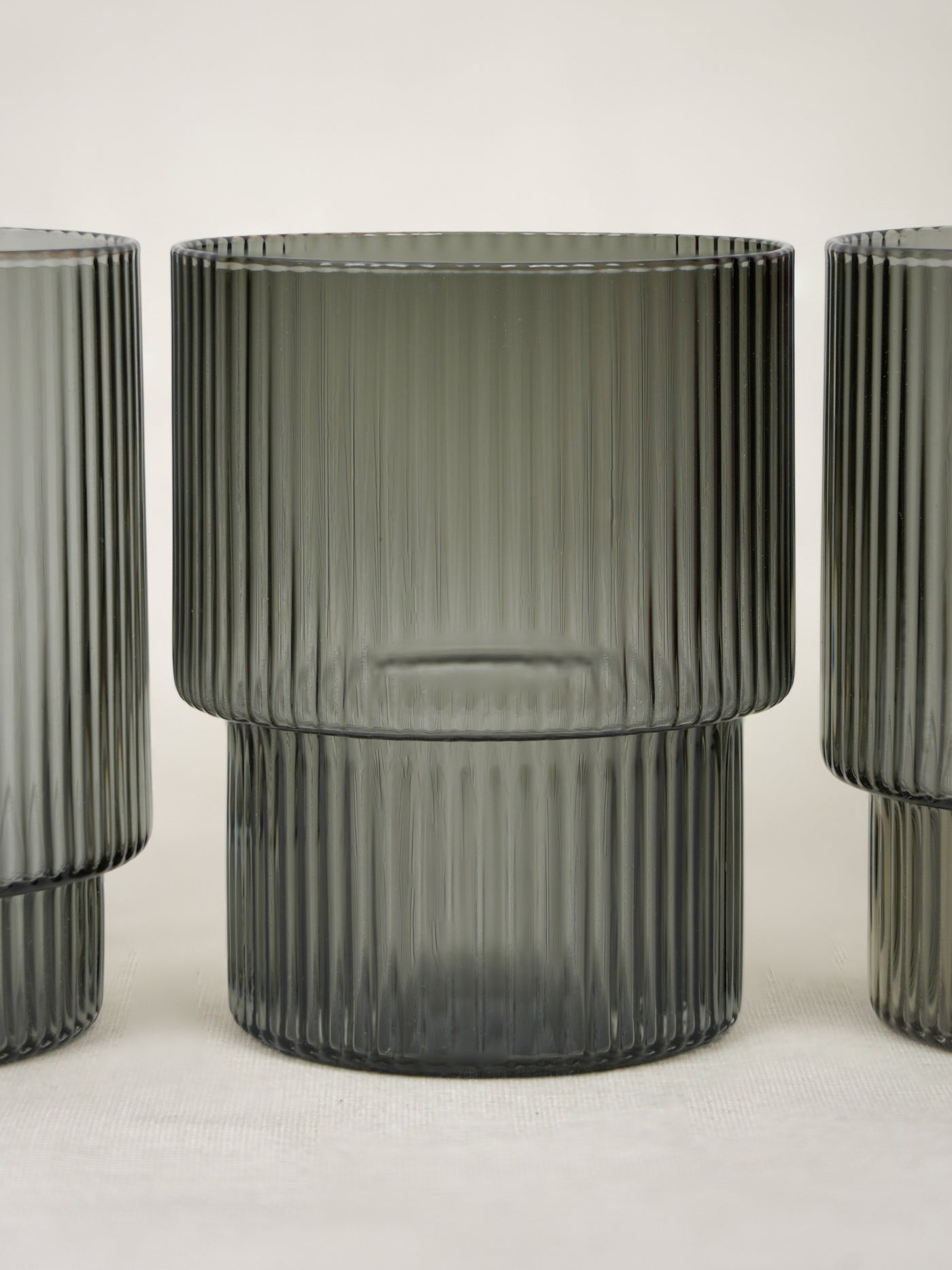 GLAS RIPPLE 4ER SET