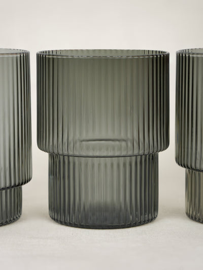 GLAS RIPPLE 4ER SET