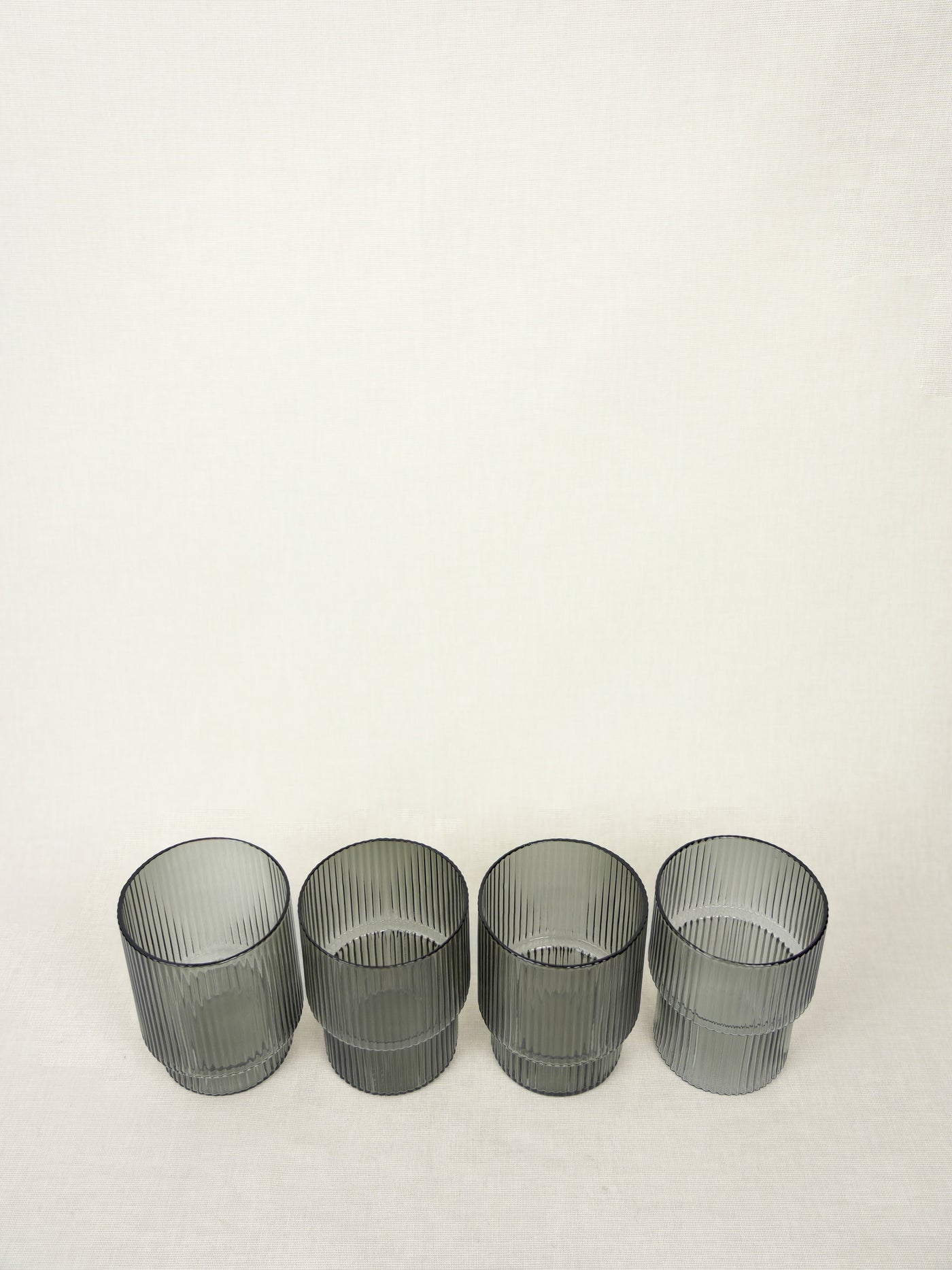 GLAS RIPPLE 4ER SET